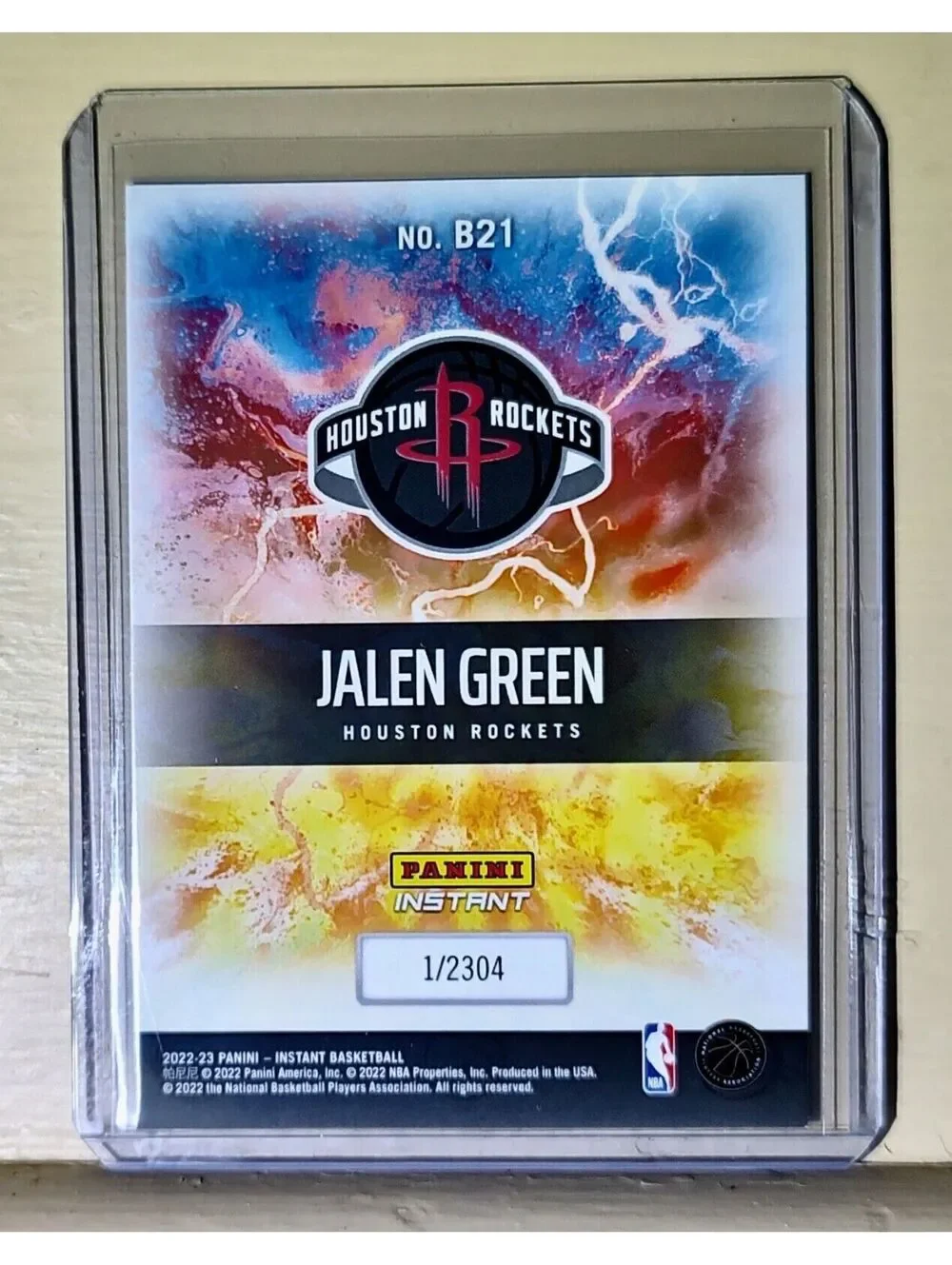 Jalen Green 2022-23 Panini NBA Breakaway #21 Basketball Card 1/2304